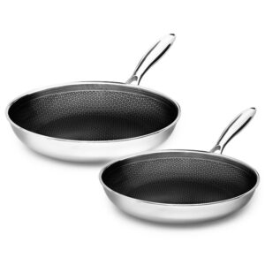 Stegepandesæt 2-dele | hybrid non-stick onyx cookware stegepandesæt | onyxcookw